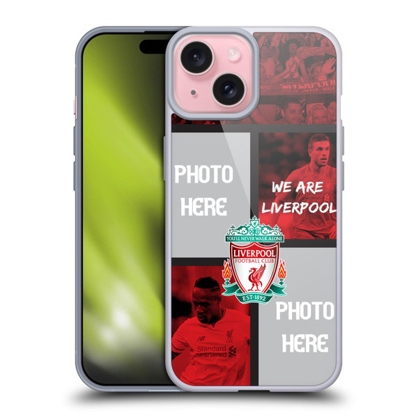 Custom Customised Personalised Liverpool Football Club Liverpool Fc We Are Liverpool Soft Gel Case for Apple iPhone 15