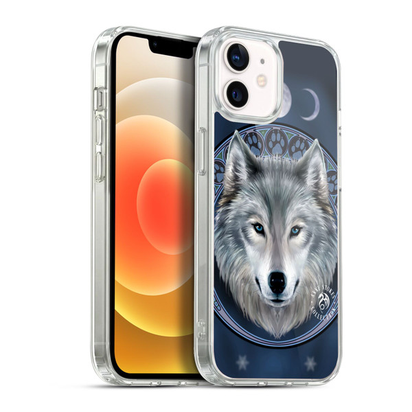 Anne Stokes Wolves Lunar Soft Gel Case for Apple iPhone 12 / iPhone 12 Pro & MagSafe