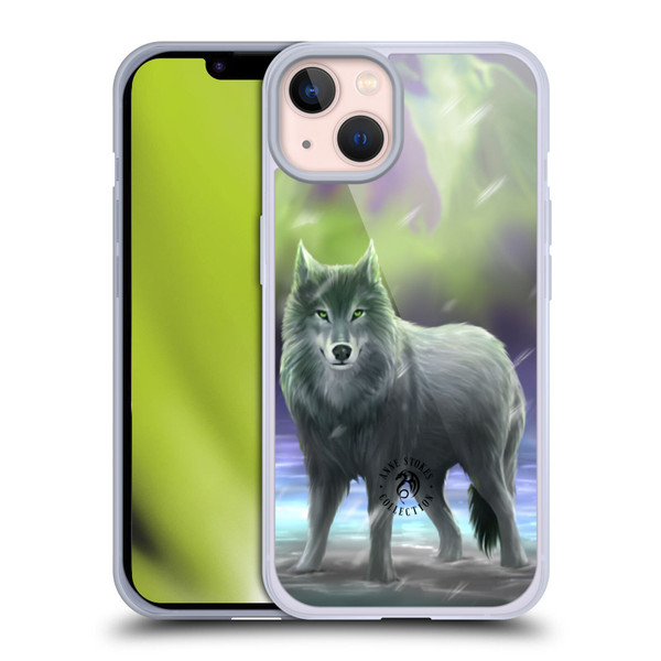 Anne Stokes Wolves Aura Soft Gel Case for Apple iPhone 13