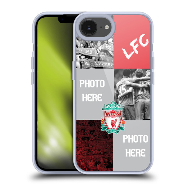 Custom Customised Personalised Liverpool Football Club Liverpool Fc Celebration Crest Soft Gel Case for Apple iPhone 16e