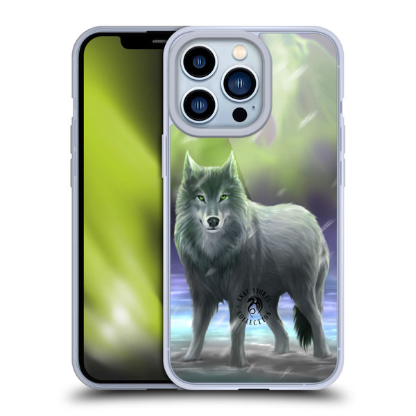 Anne Stokes Wolves Aura Soft Gel Case for Apple iPhone 13 Pro