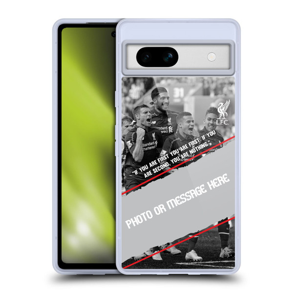 Custom Customised Personalised Liverpool Football Club Liverpool Fc Goal Soft Gel Case for Google Pixel 7a