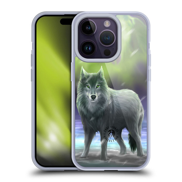 Anne Stokes Wolves Aura Soft Gel Case for Apple iPhone 14 Pro