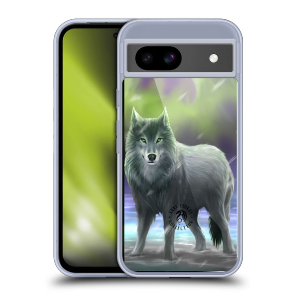 Anne Stokes Wolves Aura Soft Gel Case for Google Pixel 8a
