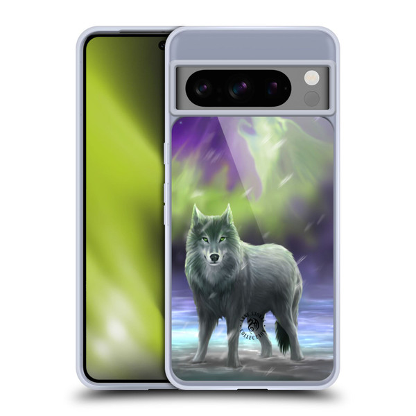 Anne Stokes Wolves Aura Soft Gel Case for Google Pixel 8 Pro