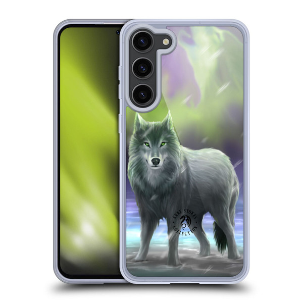 Anne Stokes Wolves Aura Soft Gel Case for Samsung Galaxy S23+ 5G