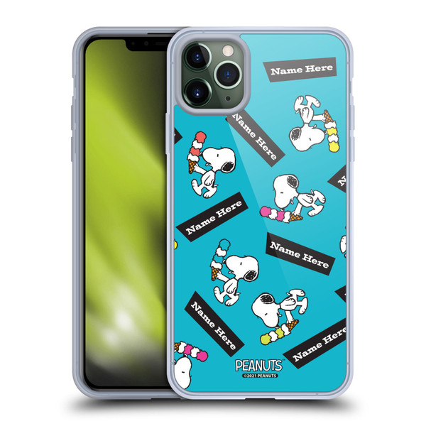 Custom Customised Personalised Peanuts Art Snoopy Soft Gel Case for Apple iPhone 11 Pro Max