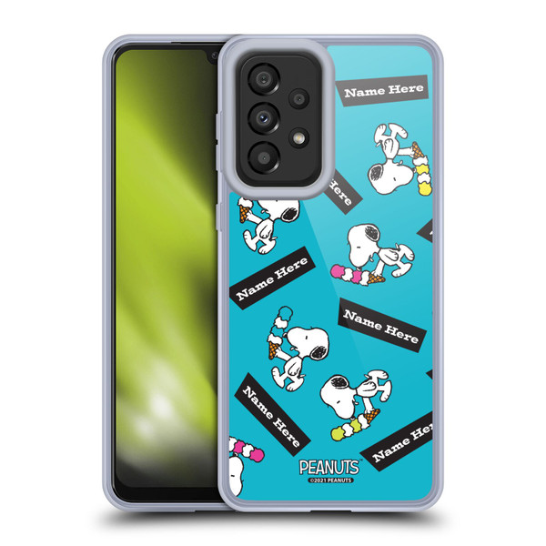 Custom Customised Personalised Peanuts Art Snoopy Soft Gel Case for Samsung Galaxy A33 5G (2022)