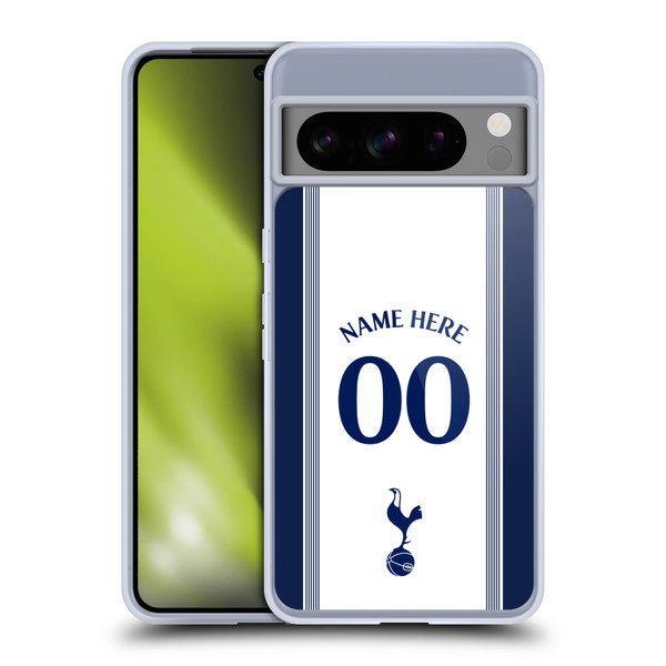 Custom Customised Personalised Tottenham Hotspur F.C. 2024/25 Badge Kit Home Soft Gel Case for Google Pixel 8 Pro