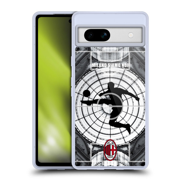 AC Milan Adults Milano Siamo Noi Soft Gel Case for Google Pixel 7a