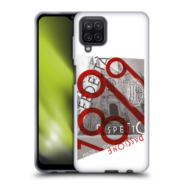 AC Milan Adults Passion Soft Gel Case for Samsung Galaxy A12 (2020)