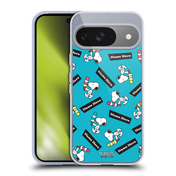 Custom Customised Personalised Peanuts Art Snoopy Soft Gel Case for Google Pixel 9 / Pixel 9 Pro