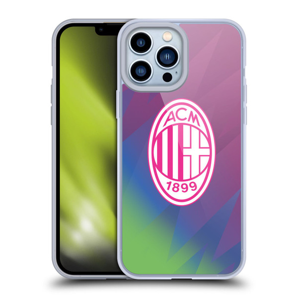 AC Milan 2023/24 Crest Kit Third Soft Gel Case for Apple iPhone 13 Pro Max