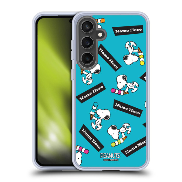 Custom Customised Personalised Peanuts Art Snoopy Soft Gel Case for Samsung Galaxy S24 FE