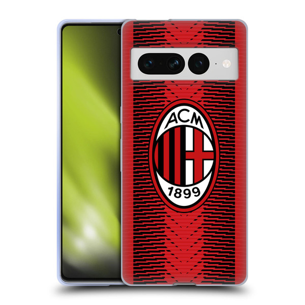 AC Milan 2023/24 Crest Kit Home Soft Gel Case for Google Pixel 7 Pro