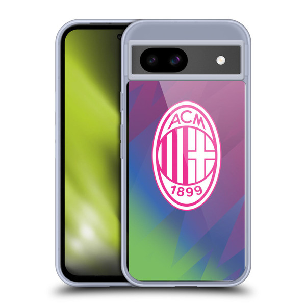 AC Milan 2023/24 Crest Kit Third Soft Gel Case for Google Pixel 8a