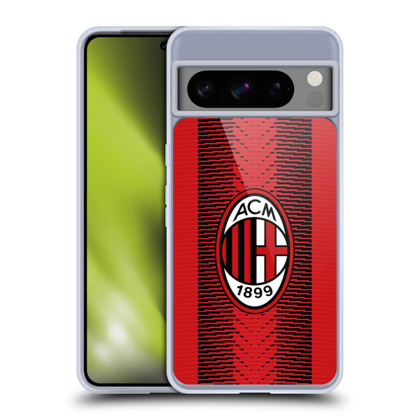 AC Milan 2023/24 Crest Kit Home Soft Gel Case for Google Pixel 8 Pro