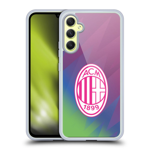 AC Milan 2023/24 Crest Kit Third Soft Gel Case for Samsung Galaxy A34 5G
