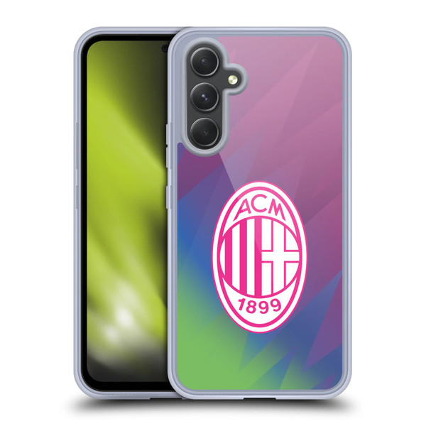 AC Milan 2023/24 Crest Kit Third Soft Gel Case for Samsung Galaxy A54 5G