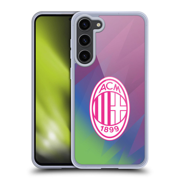 AC Milan 2023/24 Crest Kit Third Soft Gel Case for Samsung Galaxy S23+ 5G