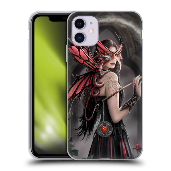 Anne Stokes Dragon Friendship Spellbound Soft Gel Case for Apple iPhone 11
