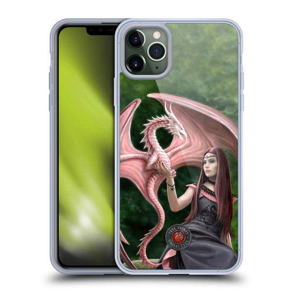 Anne Stokes Dragon Friendship Elegant Soft Gel Case for Apple iPhone 11 Pro Max