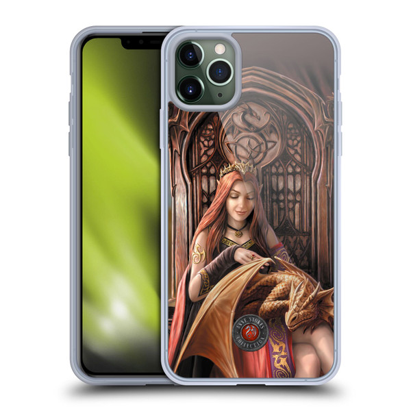 Anne Stokes Dragon Friendship Forever Soft Gel Case for Apple iPhone 11 Pro Max