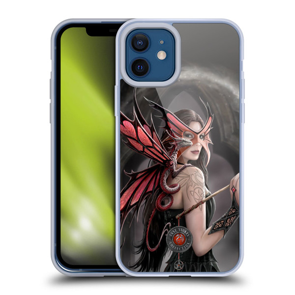 Anne Stokes Dragon Friendship Spellbound Soft Gel Case for Apple iPhone 12 / iPhone 12 Pro