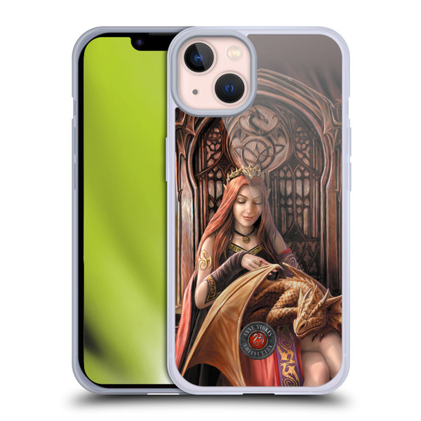 Anne Stokes Dragon Friendship Forever Soft Gel Case for Apple iPhone 13