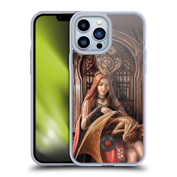 Anne Stokes Dragon Friendship Forever Soft Gel Case for Apple iPhone 13 Pro Max