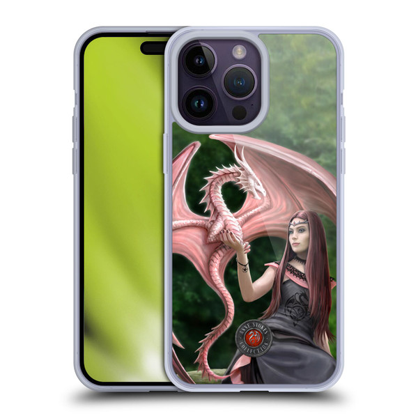 Anne Stokes Dragon Friendship Elegant Soft Gel Case for Apple iPhone 14 Pro Max