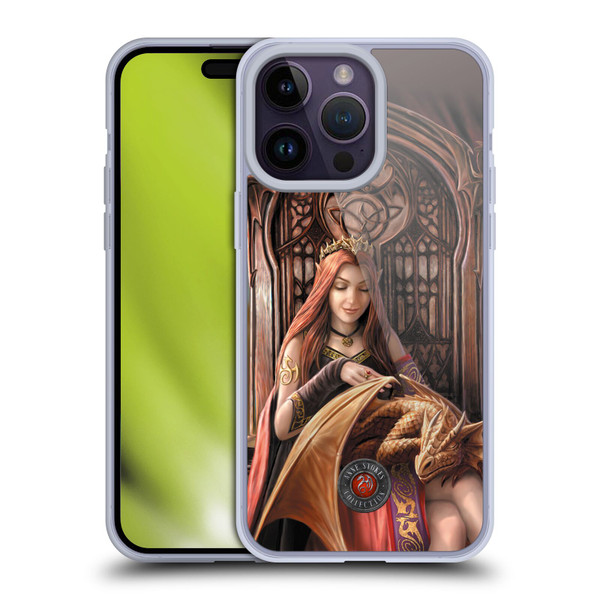 Anne Stokes Dragon Friendship Forever Soft Gel Case for Apple iPhone 14 Pro Max