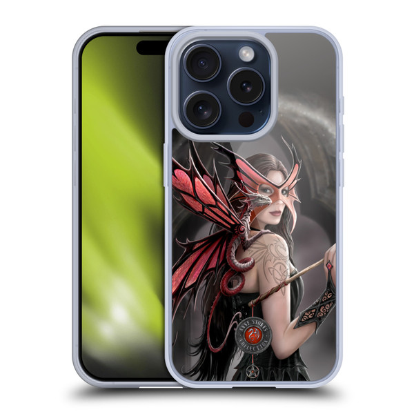 Anne Stokes Dragon Friendship Spellbound Soft Gel Case for Apple iPhone 15 Pro