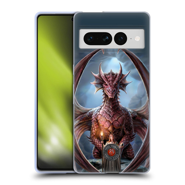 Anne Stokes Dragon Friendship Guardian Soft Gel Case for Google Pixel 7 Pro