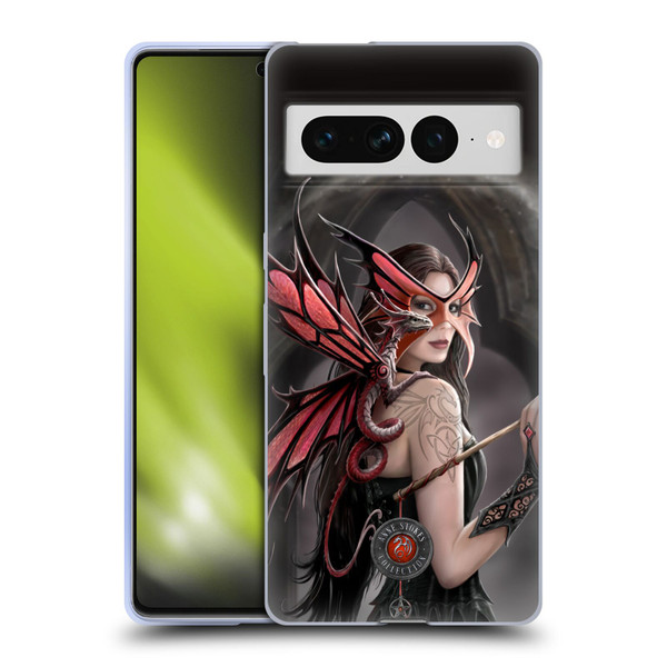 Anne Stokes Dragon Friendship Spellbound Soft Gel Case for Google Pixel 7 Pro