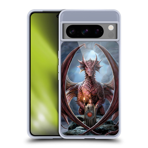 Anne Stokes Dragon Friendship Guardian Soft Gel Case for Google Pixel 8 Pro