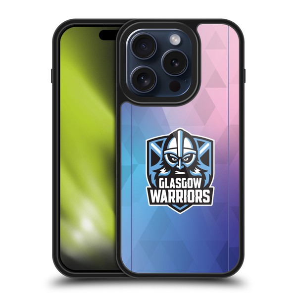 Glasgow Warriors 2025/26 Crest Kit Training Gel Armour Case For Apple iPhone 15 Pro