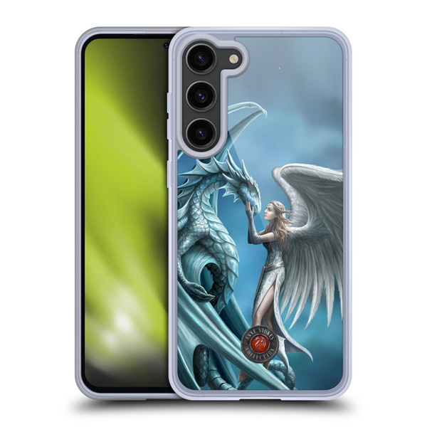 Anne Stokes Dragon Friendship Silverback Soft Gel Case for Samsung Galaxy S23+ 5G
