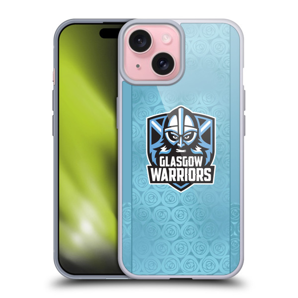 Glasgow Warriors 2025/26 Crest Kit Away Soft Gel Case for Apple iPhone 15
