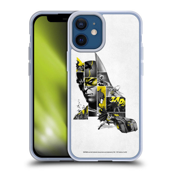 Batman DC Comics 80th Anniversary Collage Soft Gel Case for Apple iPhone 12 Mini