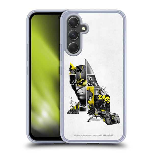 Batman DC Comics 80th Anniversary Collage Soft Gel Case for Samsung Galaxy A54 5G