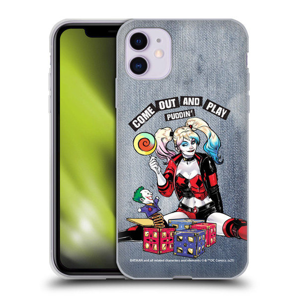 Batman DC Comics Harley Quinn Graphics Toys Soft Gel Case for Apple iPhone 11
