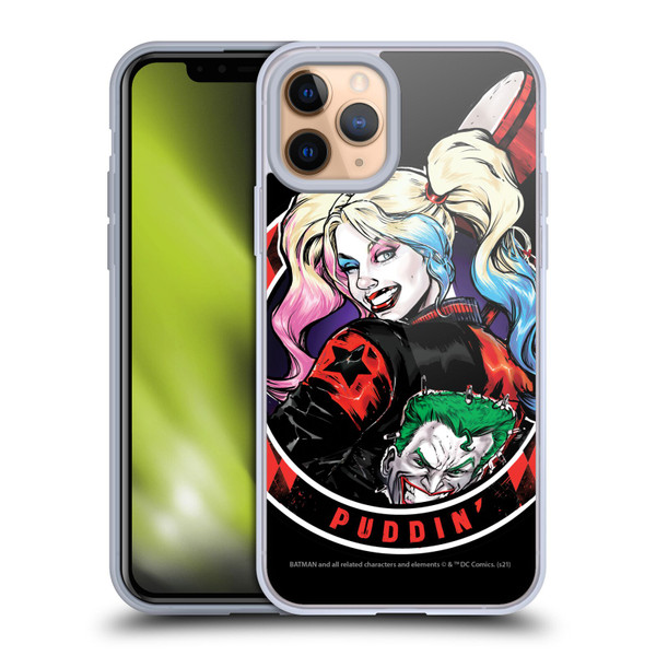 Batman DC Comics Harley Quinn Graphics Puddin Soft Gel Case for Apple iPhone 11 Pro
