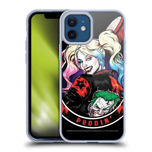 Batman DC Comics Harley Quinn Graphics Puddin Soft Gel Case for Apple iPhone 12 / iPhone 12 Pro