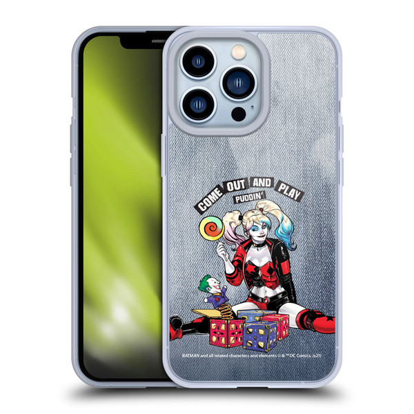 Batman DC Comics Harley Quinn Graphics Toys Soft Gel Case for Apple iPhone 13 Pro