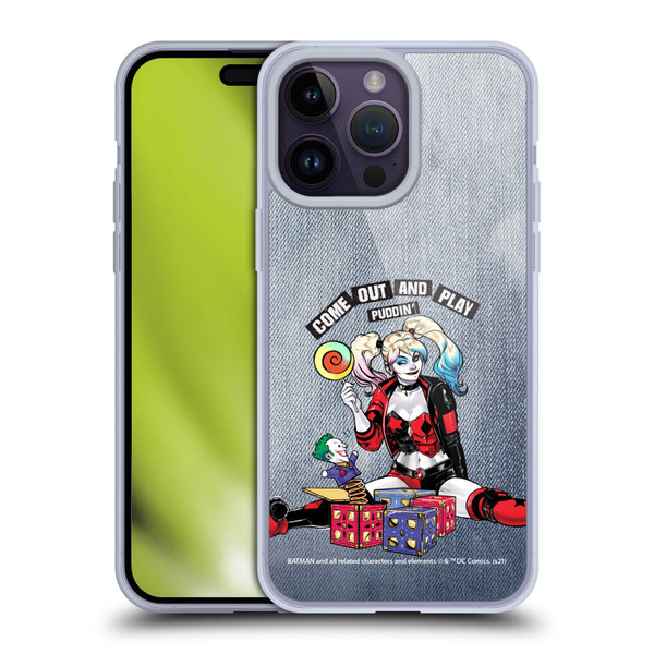 Batman DC Comics Harley Quinn Graphics Toys Soft Gel Case for Apple iPhone 14 Pro Max