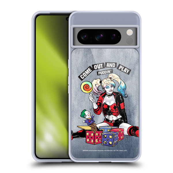 Batman DC Comics Harley Quinn Graphics Toys Soft Gel Case for Google Pixel 8 Pro