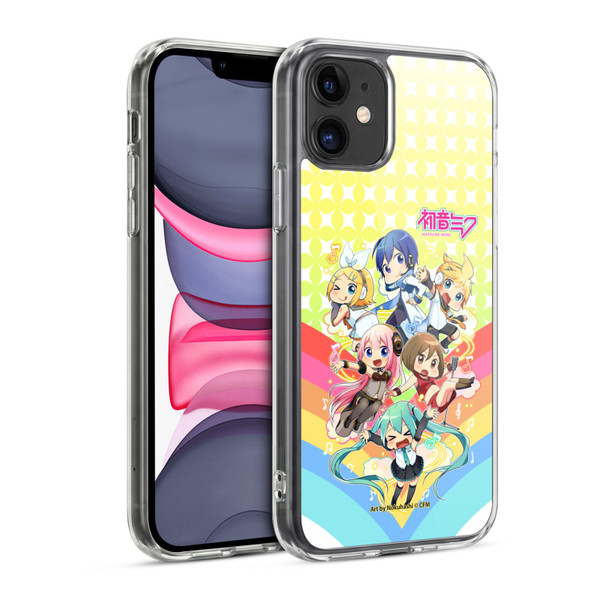 Hatsune Miku Virtual Singers Rainbow Soft Gel Case for Apple iPhone 11
