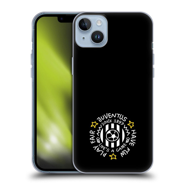 Juventus Football Club Kids Since 1897 Soft Gel Case for Apple iPhone 14 Plus