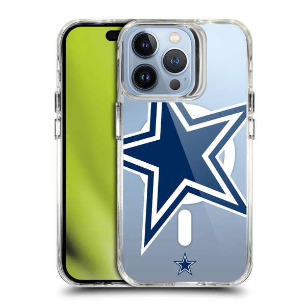 NFL Dallas Cowboys Oversized SHOCKPROOF BUMPER CASE COMPATIBLE WITH Apple iPhone 13 Pro & MAGSAFE